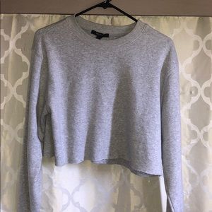 Cropped Forever 21 crew neck